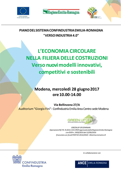 Edilizia E Economia Circolare Camera Di Commercio Di Modena