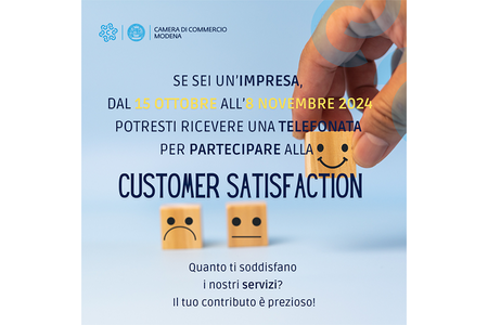 Avvio dell'indagine di Customer Satisfaction 2024