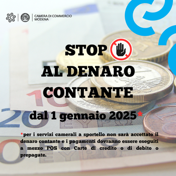 1 gennaio 2025: stop al denaro contante