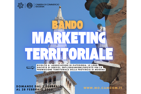 Pubblicato il bando marketing territoriale 2025