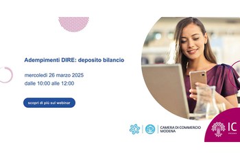 Adempimenti DIRE: deposito bilancio