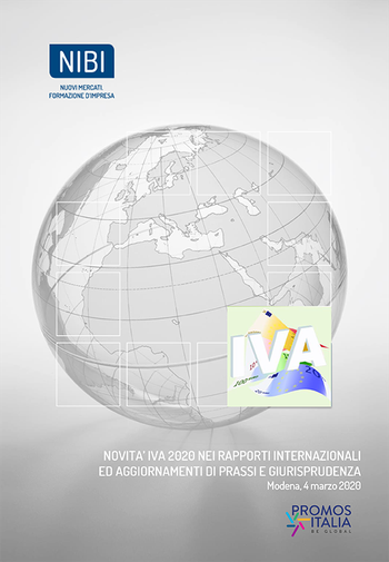 Corso Novità IVA 2020 nei rapporti internazionali ed aggiornamenti di prassi e giurisprudenza