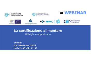 La certificazione alimentare - Obblighi e opportunità